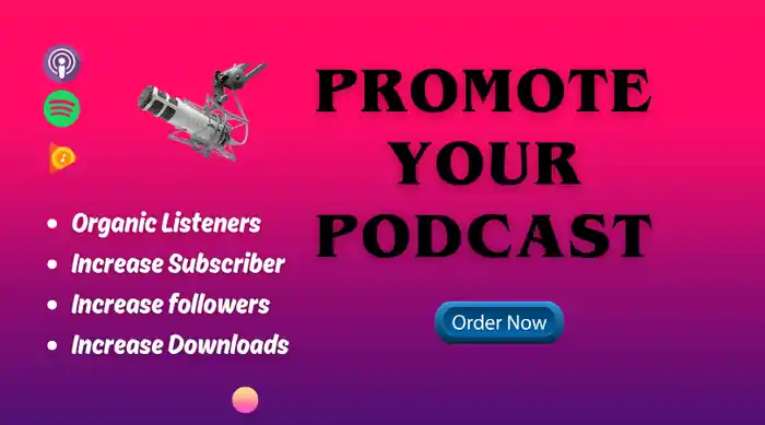 I can promote your podcast for more listeners and engagement