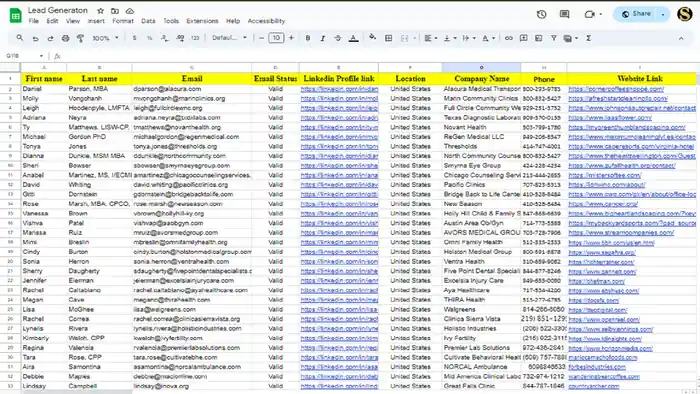 I can collect hvac leads, e commerce leads and b2b lead for lead generation