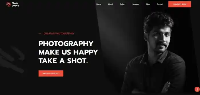 I can create a professional portfolio website, resume or business website