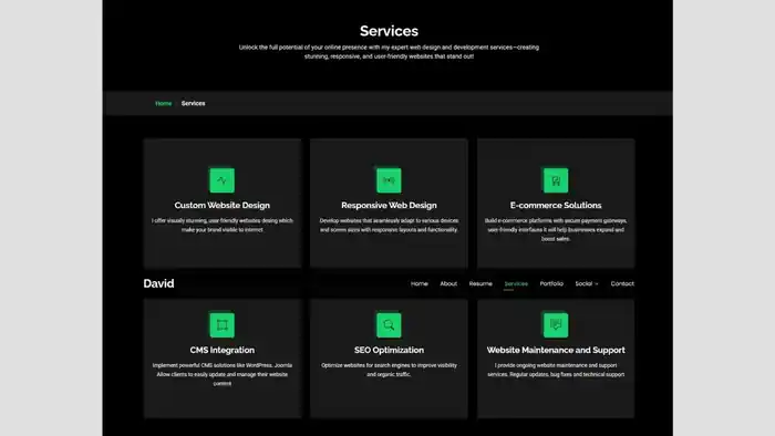 I can do wordpress portfolio or business portfolio website design
