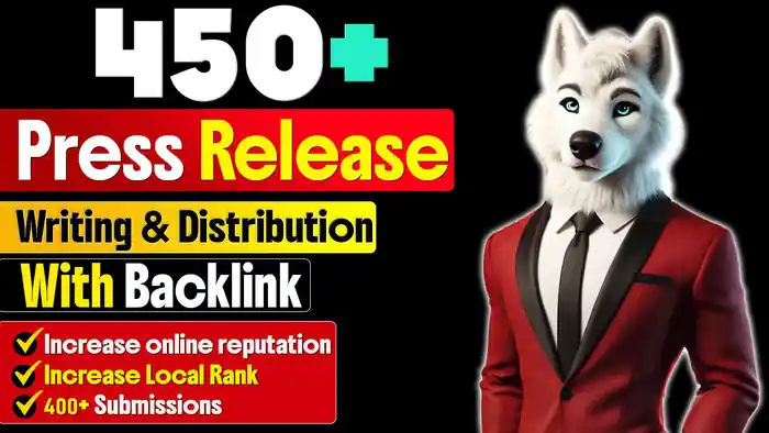 I can 450 Press Release Submission on Big Media Sites with Backlinks