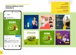 I can do social media marketing content create