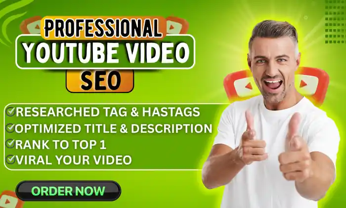 I can be your YouTube video SEO expert and Rank Manager