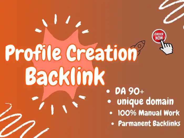I can Do 100 Profile Creation PR9 - DA/DR 90- 50 Backlinks