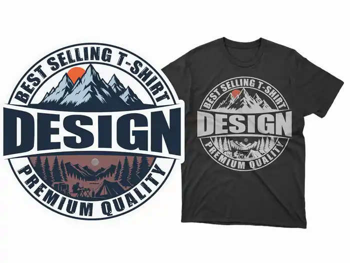I can create eye catching custom amazon merch bulk t shirt design