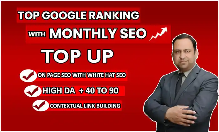 I can do tailored monthly SEO services for consistent website growth