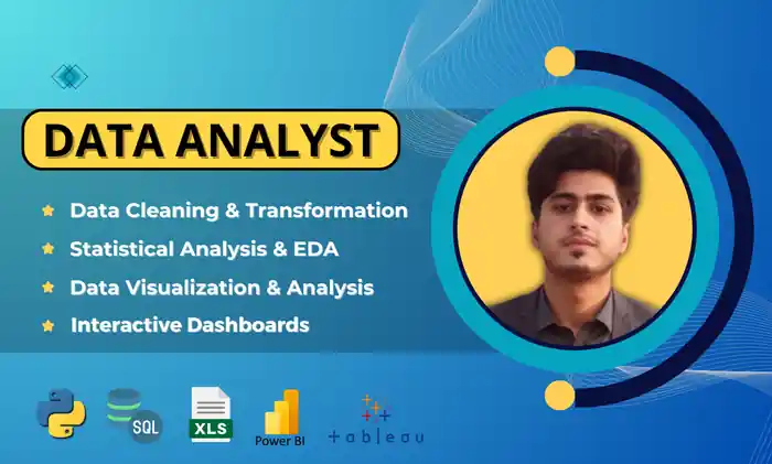 I can be your python data analyst, do eda, clean, analyze and visualize data