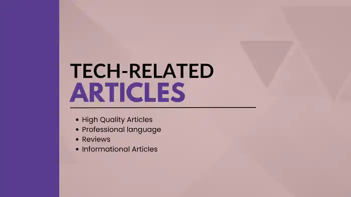I can write seo optimized tech related articles