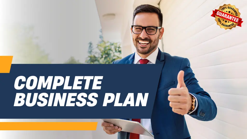 I can prepare a complete business plan