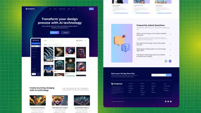 I can do figma landing page, saas landing page, website redesign