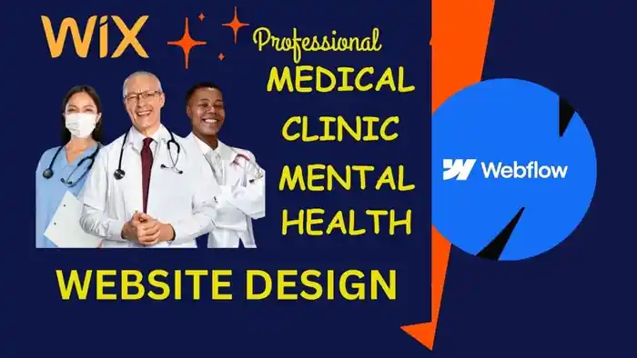 I can design a Medical ,Clinic , Doctor ,Mental health website in Webflow