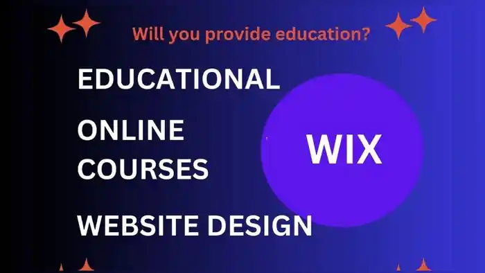 I can build online course website education website elearning website in Wix