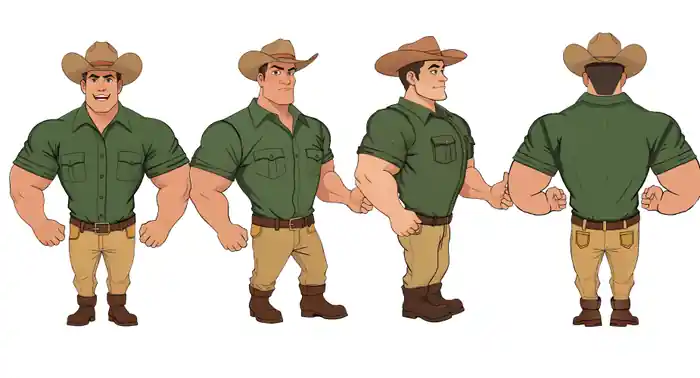 I can do 2d cartoon character design | character sheet | Animation