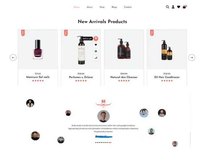 I can be your front end developer using HTML, CSS, bootstrap, react js