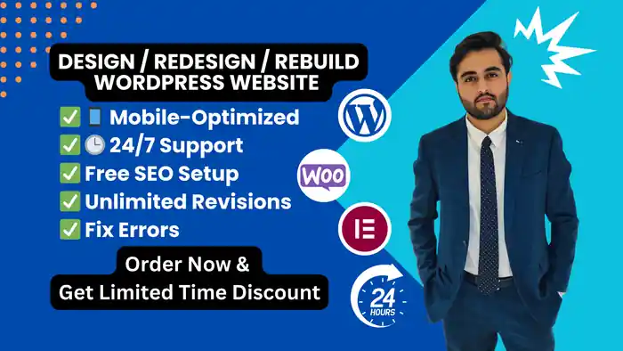 I can rebuild, design, redesign, clone, build, wordpress website