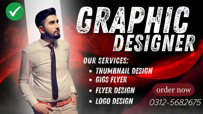 I can create graphic design of any kind you need