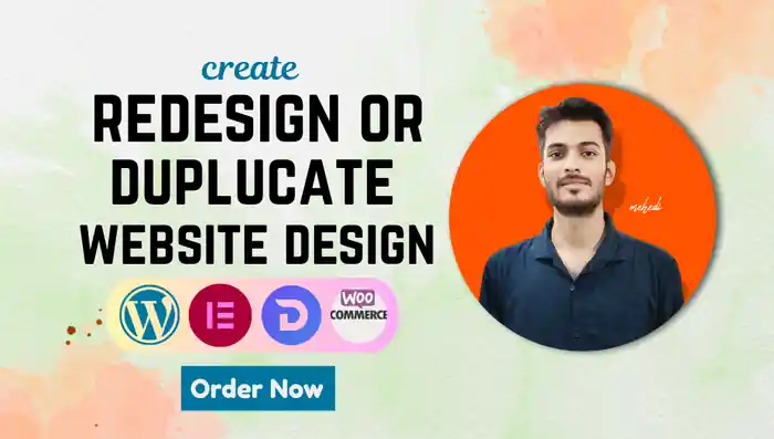 I can redesign your website using WordPress, Elementor or Divi