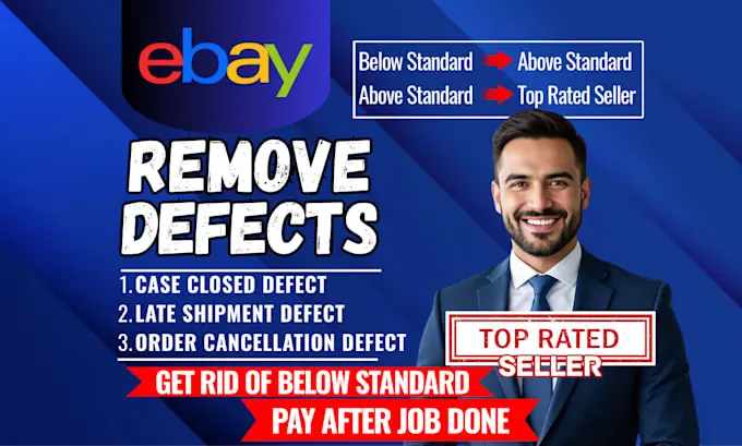 I can provide eBay Defects & Negative Feedback Removal Service