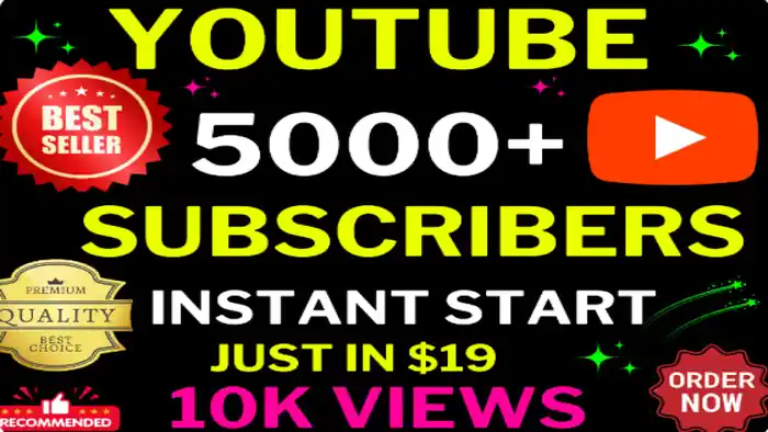 I can 5000 real youtube subscriber | youtube subscribers promotion