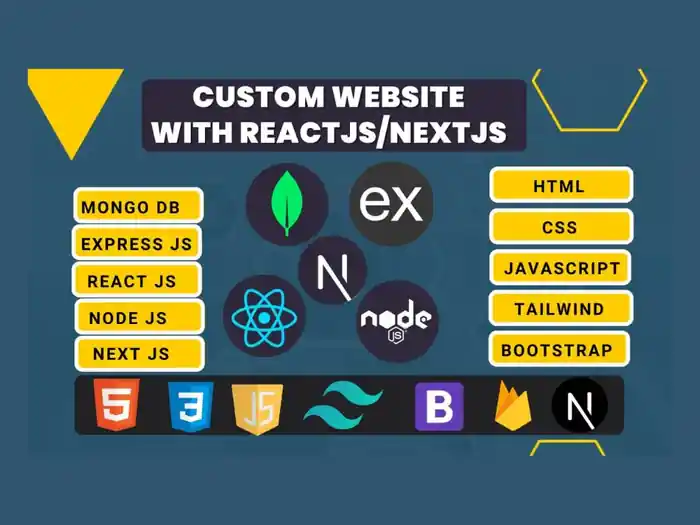 I can do full stack web app development in react, nextjs, nodejs & mongodb