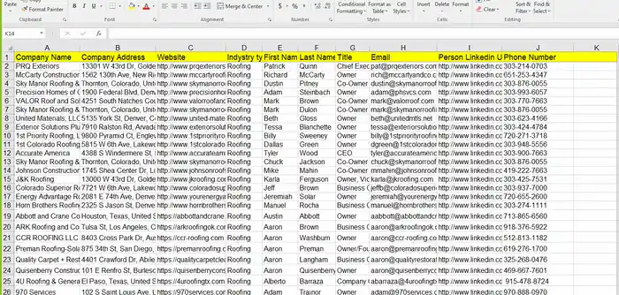 I can generate high quality business leads, roofing leads, solar leads