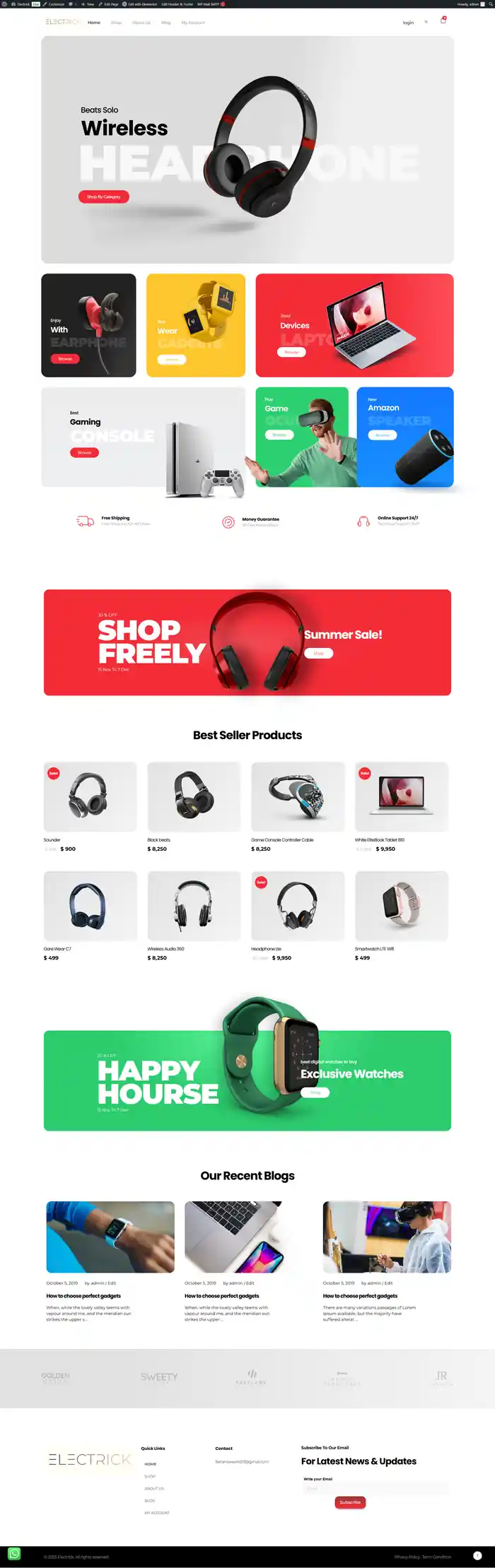 I can Create Fully Functional WordPress Website