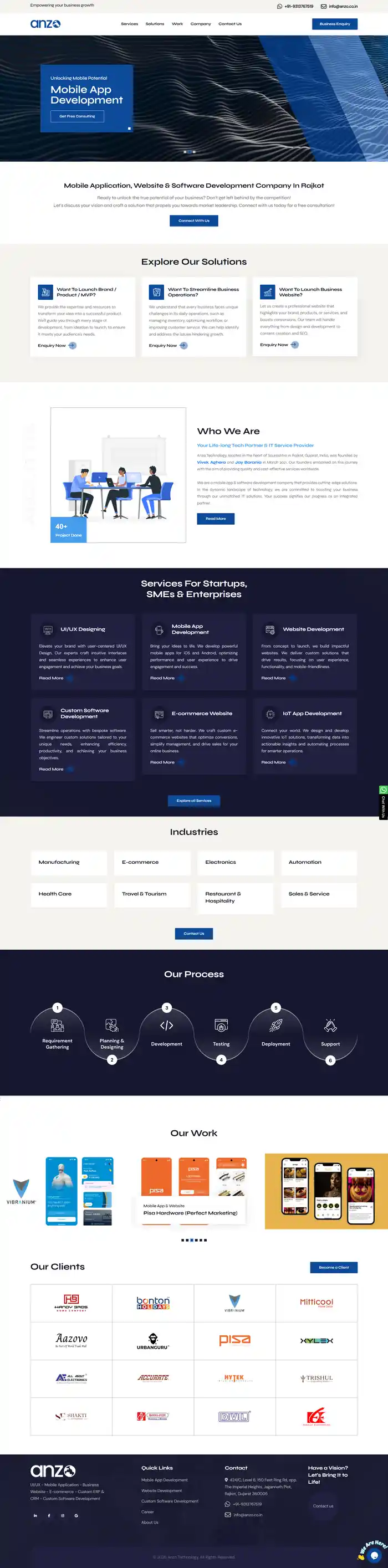 I can create professional website for your business