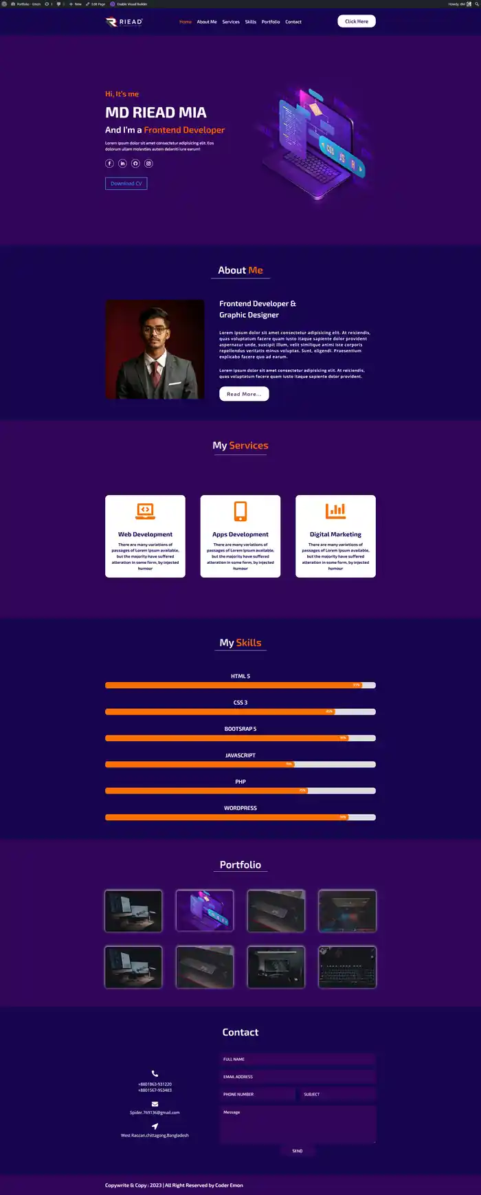 I can convert figma to wordpress, html, xd, PSD to wordpress using elemontor