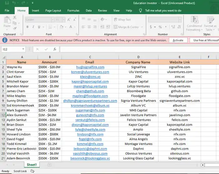 I can do Data Formatting, Lead Generate, Data Scraping, Data Cleaning.