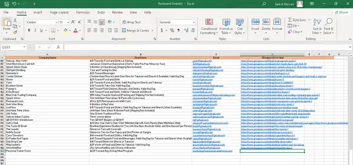 I can do Data Formatting, Lead Generate, Data Scraping, Data Cleaning.