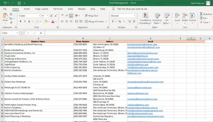 I can do Data Formatting, Lead Generate, Data Scraping, Data Cleaning.
