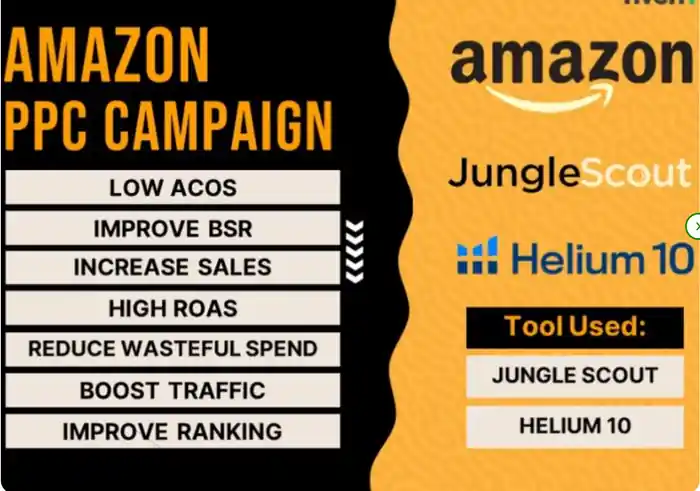 I can setup and manage amazon PPC campaign and amazon ads campaign
