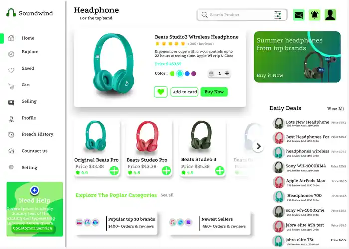 I can set up a professional e-commerce store for your business.