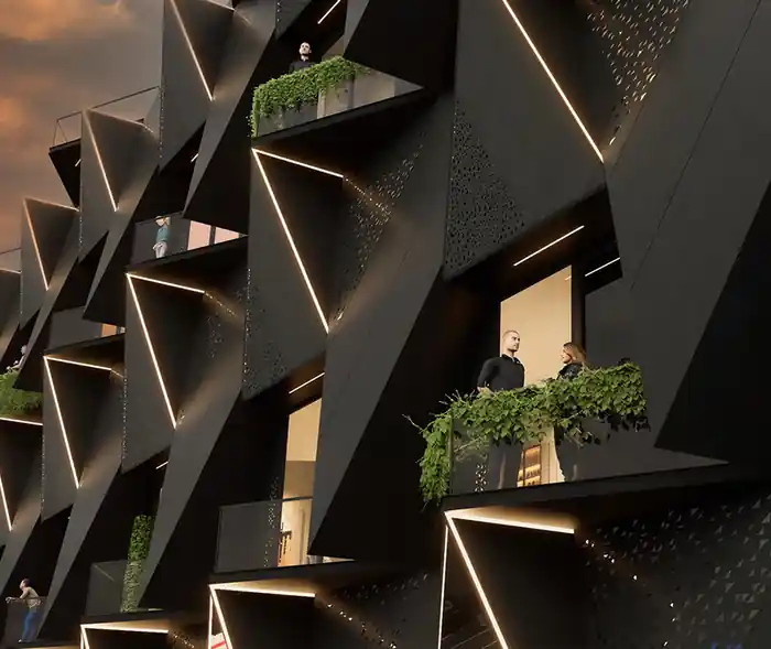I can do exterior SketchUp model and make high quality renders in Lumion