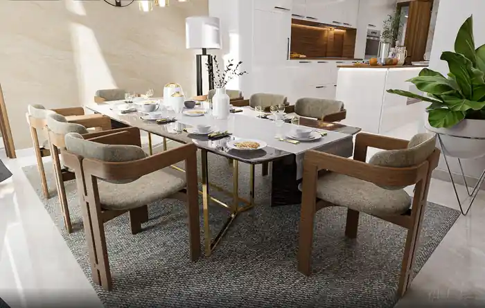 I can create interior 3d SketchUp model and make high quality renders