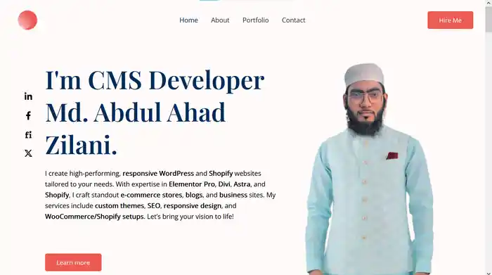 I can build wordpress website, wordpress design, redesign with elementor pro