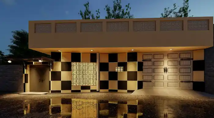 I can do exterior SketchUp model and make high quality renders in Lumion