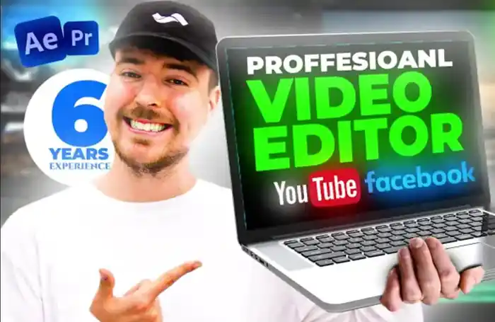 I can  professional video editing for youtube, facebook video edit