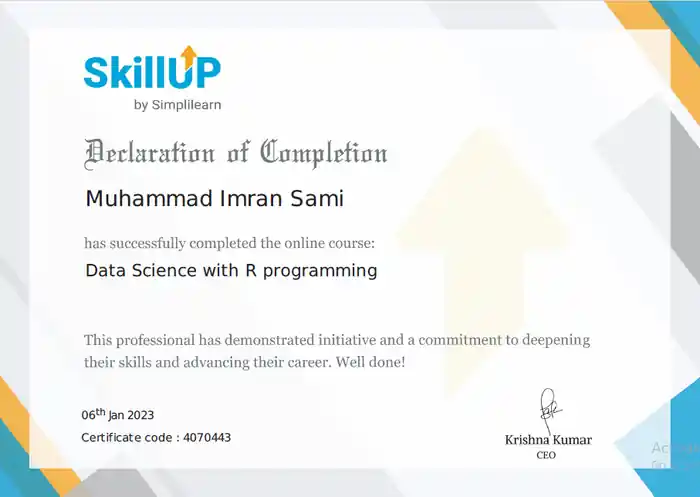 I can perform Data Analysis & Statistical Modeling in SPSS,R,Minitab &EViews