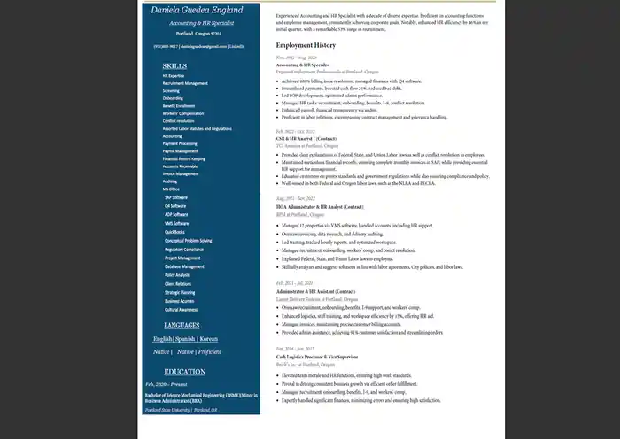 I can deliver a 12 hour professional resume writing service