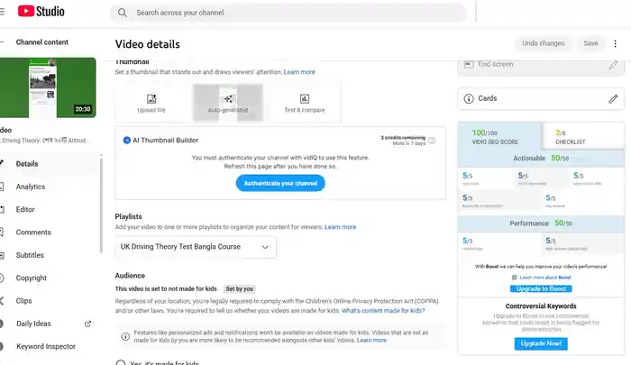 I can promise to optimize and grow your channel as an expert youtube