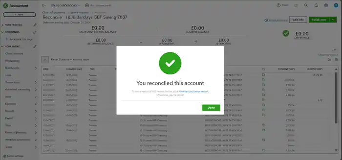 I can do bank reconciliation and clean up bookkeeping using QuickBooks.