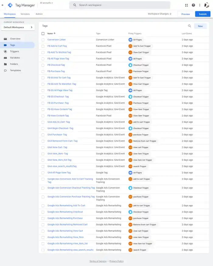 I can setup Facebook pixel Conversion API, migration google analytics 4