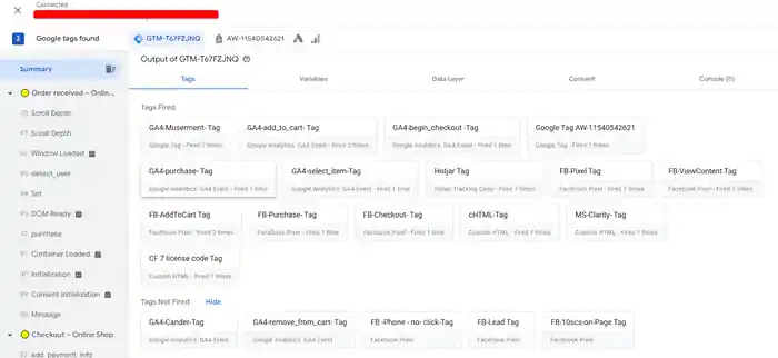 I can fix google analytics 4, ga4 ecommerce tracking with GTM
