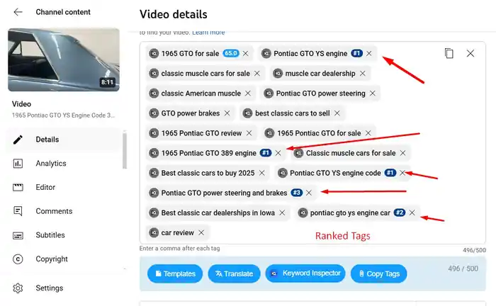 I can youtube video SEO for your Channel