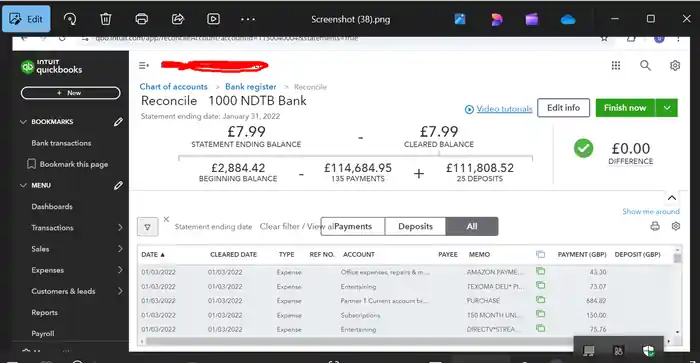 I can do setup cleanup bookkeeping using QuickBooks and xero