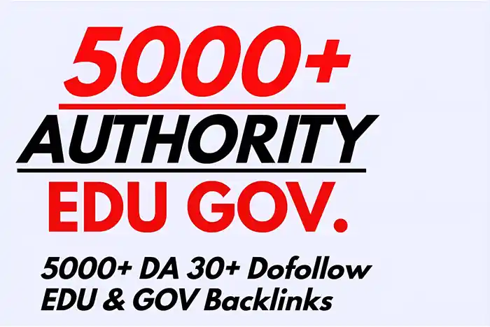 I can Boost Your SEO with 5000+ DA 30+ Dofollow EDU and GOV Backlinks