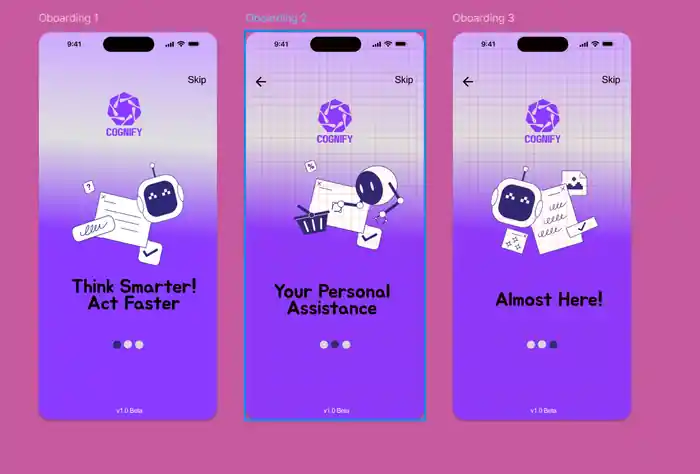 I can Design Mobile App screens with modern look and user-centric features