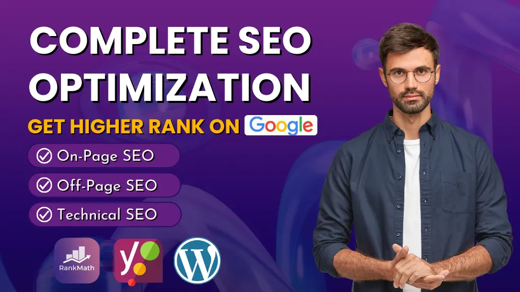 I can do complete seo optimization for ranking your website on google