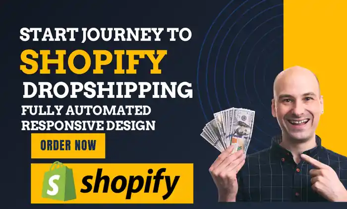 I can design or redesign Shopify Dropshipping store website